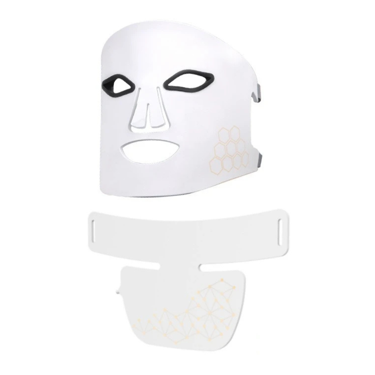 2-in-1 LED Red Light Therapy Mask for Face & Neck