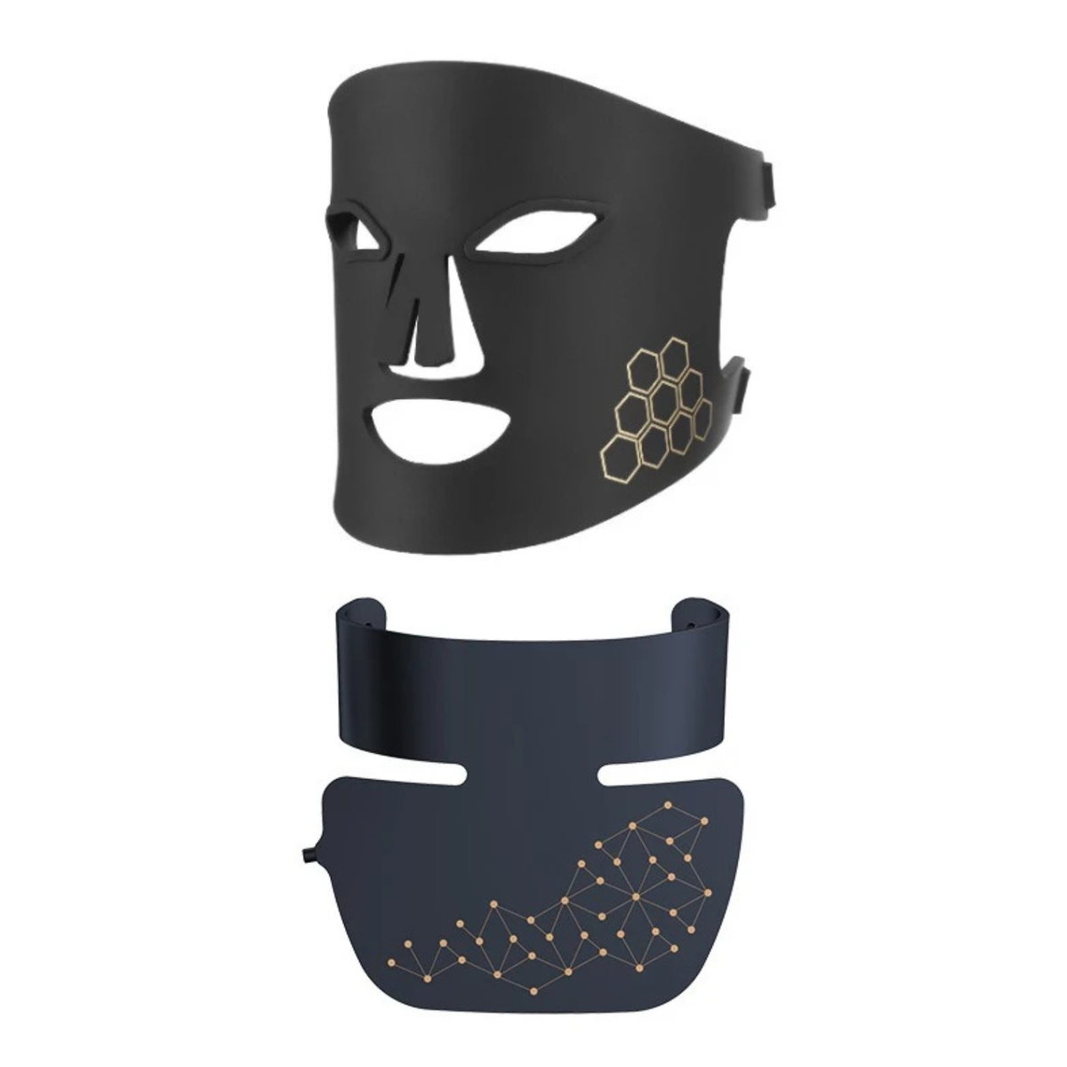 2-in-1 LED Red Light Therapy Mask for Face & Neck